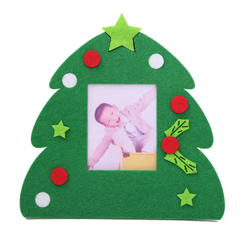 Christmas tree Fashion Latex Christmas Photo Frame Album Tree Ornaments Table Decorations - Цвет: Christmas tree