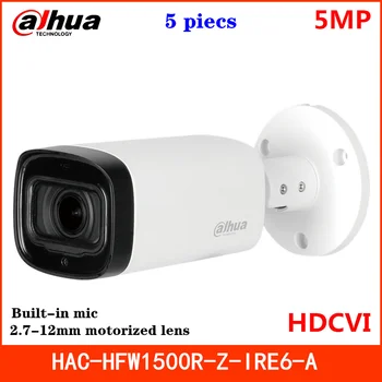 

Dahua 5MP HDCVI Camera IR Bullet Camera Built-in MIC 2.7-12mm Motorized lens Smart IR 60m CCTV Camera HAC-HFW1500R-Z-IRE6-A