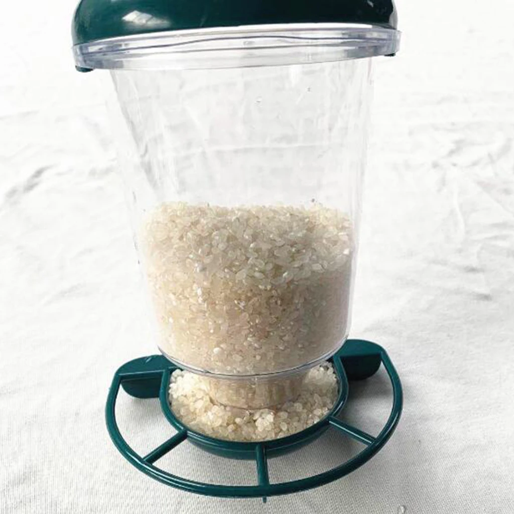 Window Bird Feeder Outdoor Mirror Suction Hanging Transparent Wild Bird Feeder Automatic Bird Food Dispenser Perch