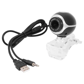 

HD Webcam Built-in Microphone Clear Small Base USB Web Camera Household Computer Accessories for Windows 10 8 7 XP