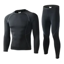 Мужские кальсоны, зимнее флисовое теплое термобелье, комплект, мужское Спортивное ветрозащитное утепленное термобелье для мужчин, топ+ штаны