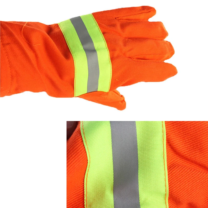 Fire Training Fireproof Gloves Wear-resistant Non-slip Safety Gloves  Firefighters Safety Protection Products