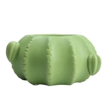 

Round Green Ceramic Flower Pot Decoration Garden Indoor Sowing Machine Cactus Flower Pot Container Grass Green Ceramic