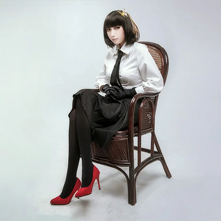 Anime-Bungo-Stray-Dogs-Detective-Agency-Member-Akiko-Yosano-Cosplay-Costumes-Shirt-Skirt-Tie-Gloves-School (3)