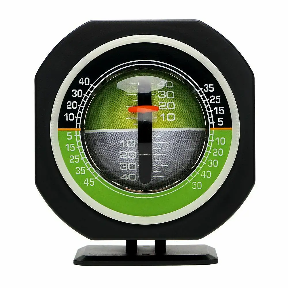 Adjustable Auto Car Compass Balance Meter Gauges Slope Indicator Inclinometer
