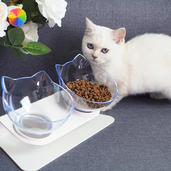 

Pet Bowl Dish Dish Dishes 15 ° Tilt Cat Bowl Stand Height Cat Engineering DesignCY