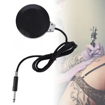 

Tattoo Clip Cord Foot pedal tattoo stainless steel round foot switch Power Tattoo