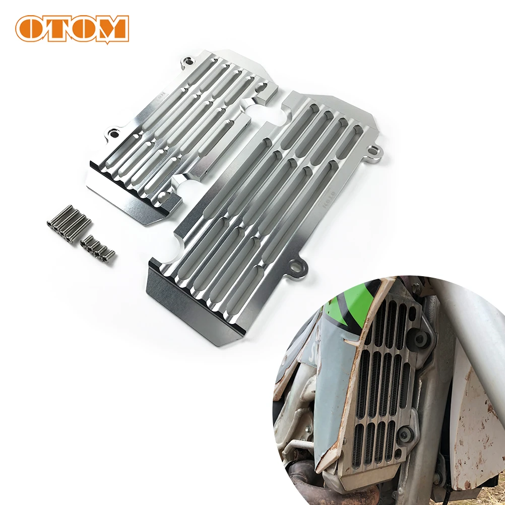 OTOM Protectores de radiador para Protector de rejilla de motocicleta de aluminio CNC para 20, KX250, KLX300R, 20 22, 39061 0722| | -
