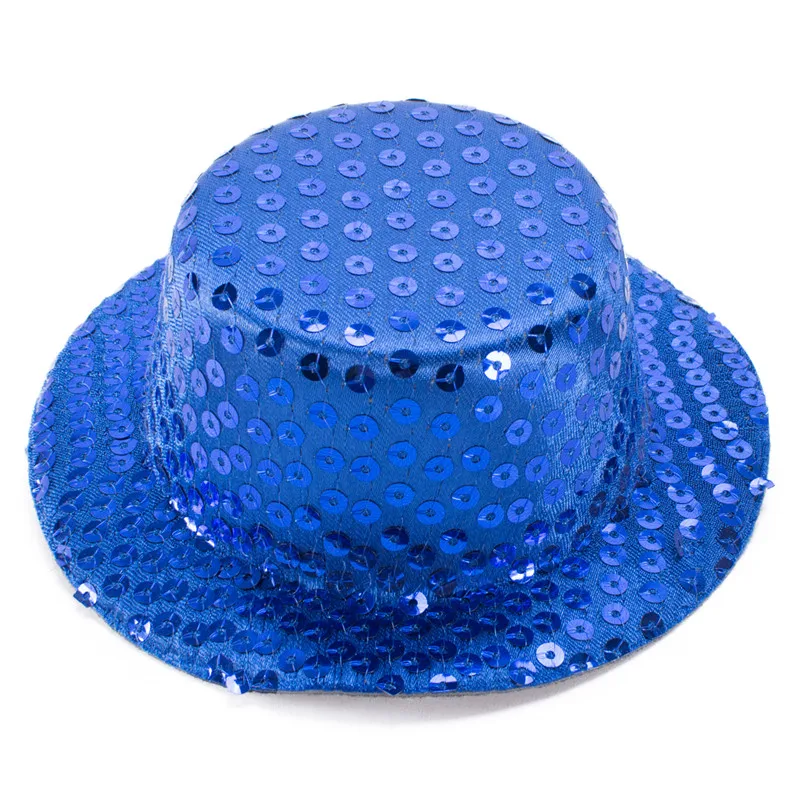 Sequin Mini Sombrero De Copa Sombrerería Craft haciendo Fascinator de la pinzas de cocodrilo A008 