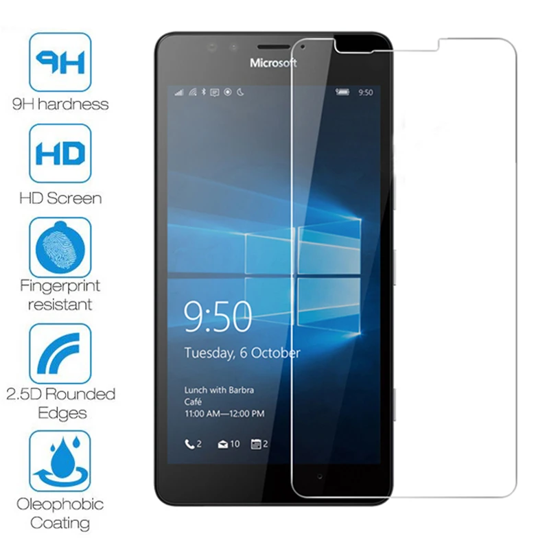 Защитная пленка для экрана с подставкой и отделениями карт Nokia Lumia 950 640 635 630