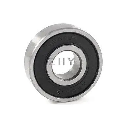 

Silver Tone Black 6201RS Shielded Deep Groove Ball Bearing 32mm x 12mm x 10mm