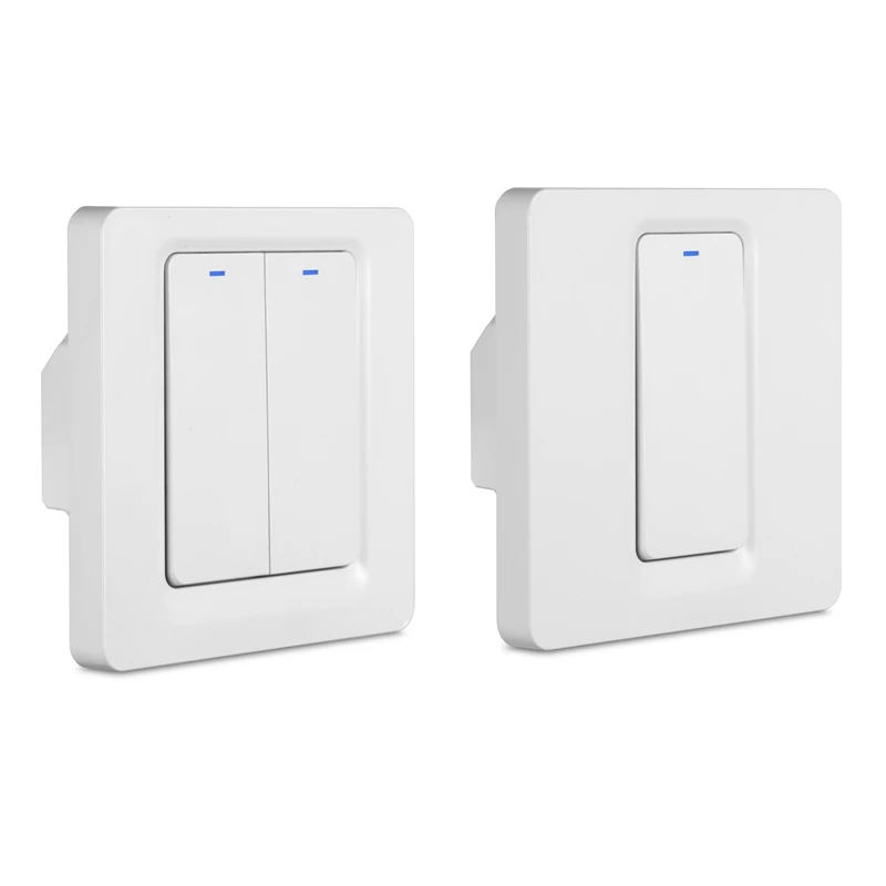 EU Standard Key Switch Smart Wifi Light Switch EU Push Button Panel