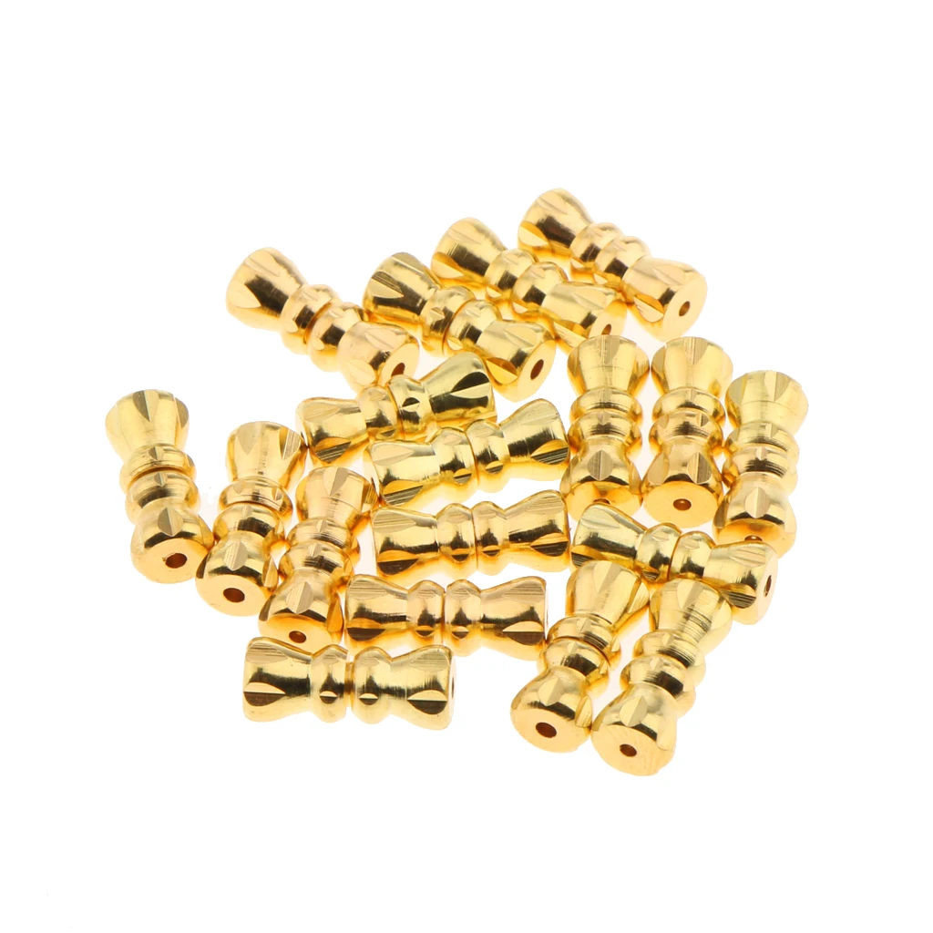 20pcs Gold Metal Screw Clasps Barrel Buckle DIY Jewelry Findings Connectors