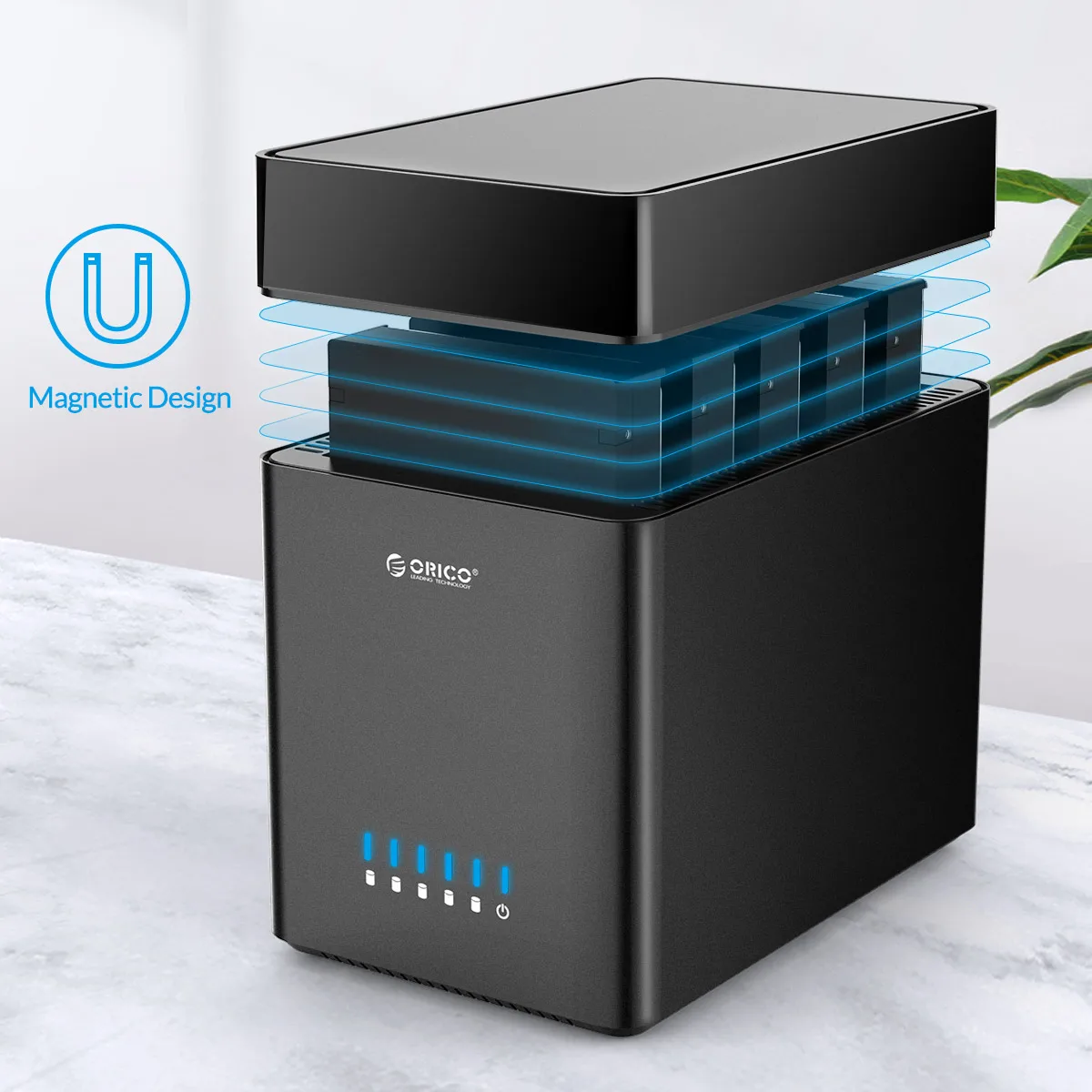 orico 2 5 bay usb3.0 tipo-c 3.5