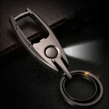 QOONG мужской брелок в форме летучей мыши в деловом стиле светодиодный открывалка для освещения многофункциональный автомобильный брелок со стразами кольцо держатель для мужчин брелок