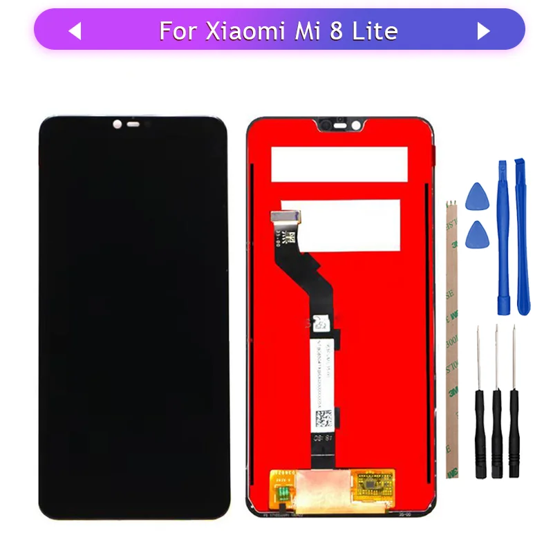 Оптовая продажа для Xiaomi Mi 8 Lite 8Youth Mi8Youth сенсорный экран ЖК-дисплей в сборе стекло