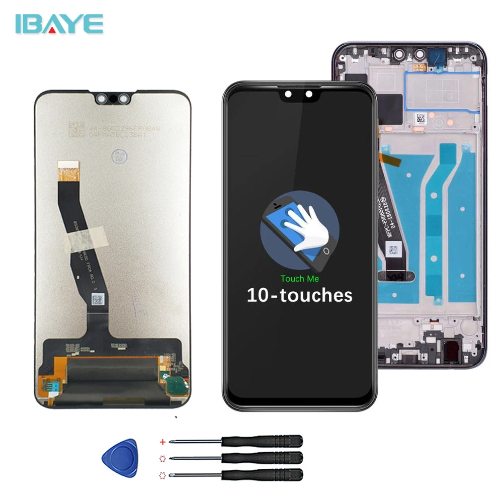 

For Huawei Y9 2019 LCD Display Touch Screen Digitizer Assembly With Frame Replacement For Huawei Y9 2019 Enjoy 9 plus LCD Screen