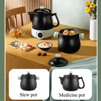 Pot de médecine chinoise automatique, cuisinière électrique multifonctionnelle domestique, pot de médecine chinoise de santé en céramique fendue, sportL 5