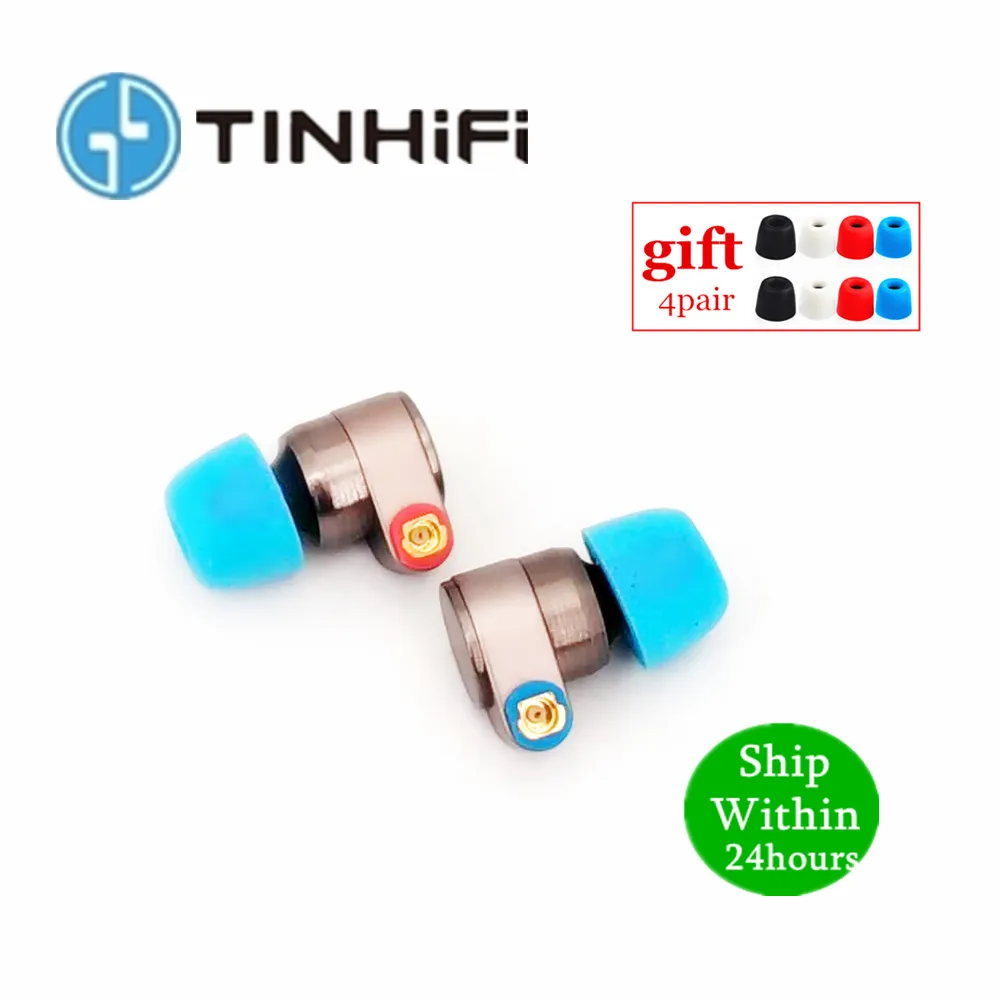 Earphones Tin Hifi Hifi-Bass Dynamic-Drive Dual with MMCX T3 P1 T2 N1 S2 DJ Metal