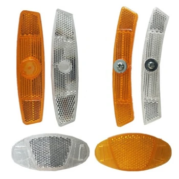 

A Pair Bicycle Bike Wheel Safety Spoke Reflector Reflective Mount Clip Warning Bike Reflector Light Bicycle Lights Cycling