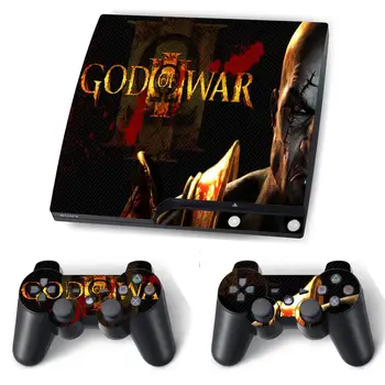 

God of War Skin Sticker Decal for PS3 Slim PlayStation 3 Console and Controllers For PS3 Skins Sticker Vinyl