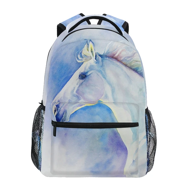 Huguruvos Kids Backpack Set 4-in-1 - Bookbag With Lunch Bag, Pencil Pouch & Water Bottle Holder