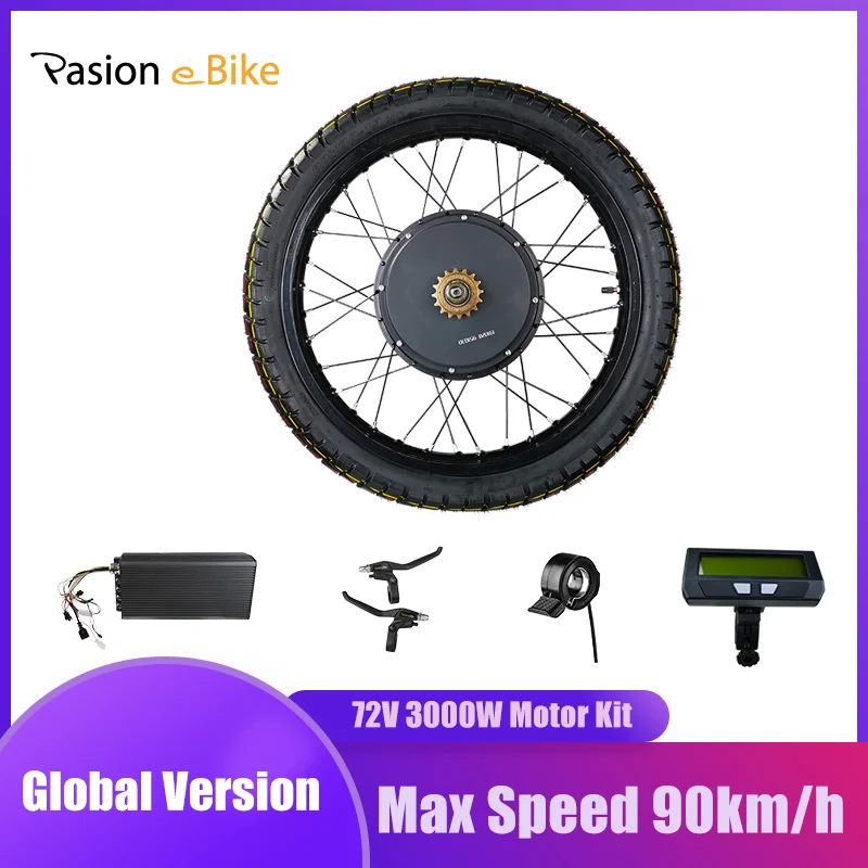 Paket Sepeda Elektrik 72V 3000W Kit 