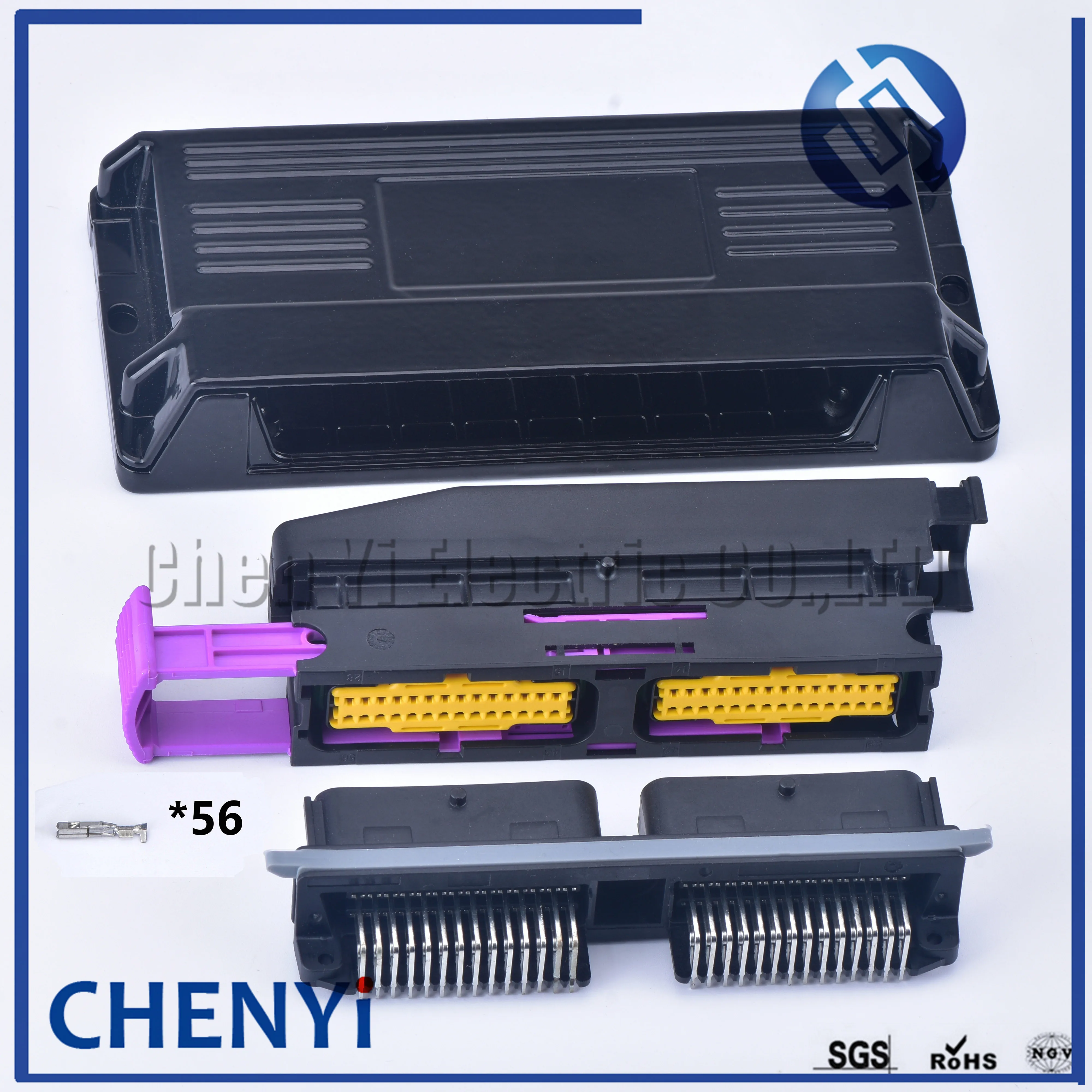 Conjunto 56 Pinos Ecu Auto Caixa de Alumínio à Prova Dpcb Água Pcb Gabinete para Tuning Glp Carro Ecu Programador com Conector 211pc562s8009 1
