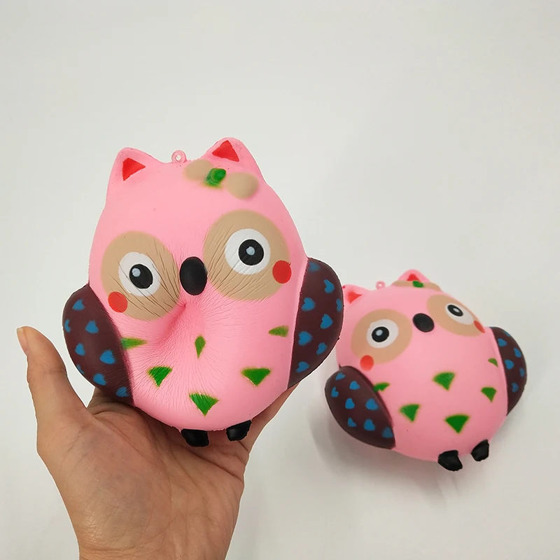 Новые новые игрушки мягкие сжимающие игрушки для снятия стресса милая сова из полиуретановой пены медленно поднимающиеся игрушки для снятия стресса мягкие игрушки