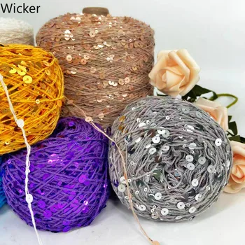 Sequin Cotton Yarn 1