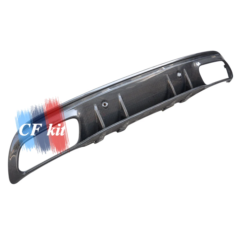 CF комплект углеродного волокна C Класс задний диффузор бампер губа для Mercedes Benz W205