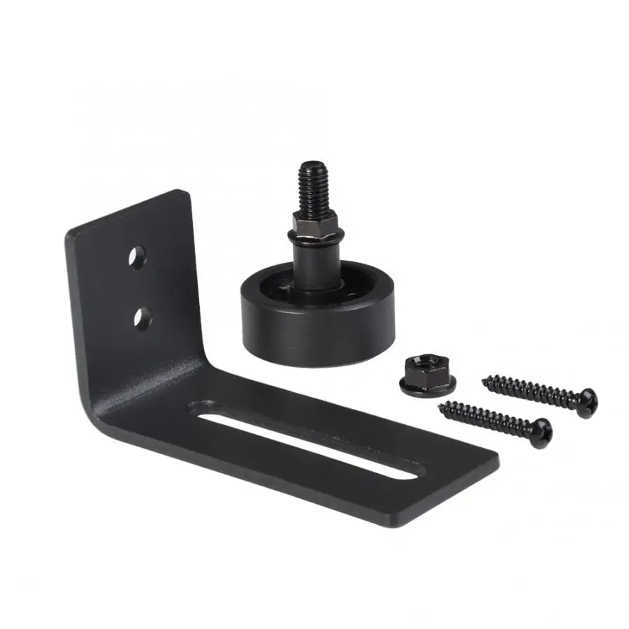 

Wall Mounted Sliding Hanging Door Wheel Roller Hardware Barn Door Roller Guide Bottom Adjustable Stay Wheel Clearance Sale