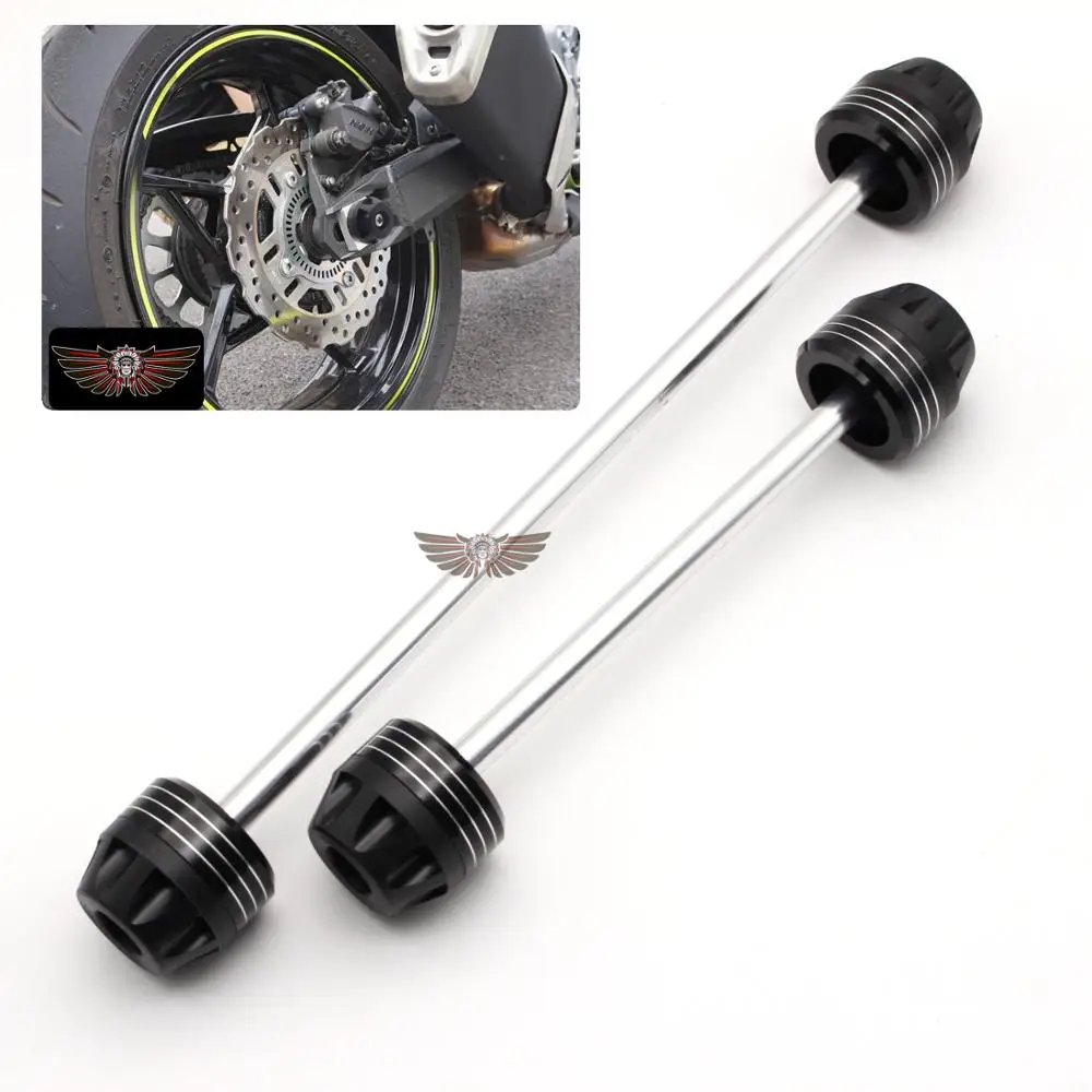For KAWASAKI ZX10R ZX-10R NINJA 2006~2007 Motorcycle Rear Front Axle Fork Crash Sliders Wheel Protector Falling Protection | Автомобили и