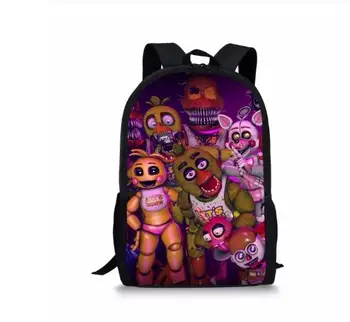 

16-inch Five Nights At Freddys Pattern Kids Backpack Mochila Infantil Ralph School Bag Cartoon Children's Backpack