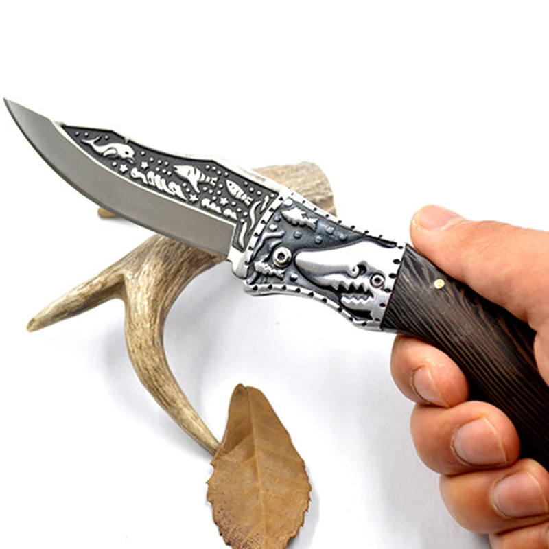 

9" Camping Tactical Knife Fixed Blade Hunting Outdoor Survival Knives Rescue Tool Straight Karambit Knife Knives