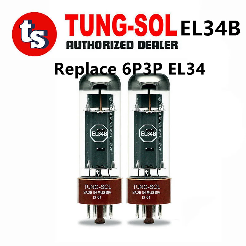 TUNG-SOL EL34B (6P3P) вакуумная трубка оригинальная точность подходящая Подлинная Россия