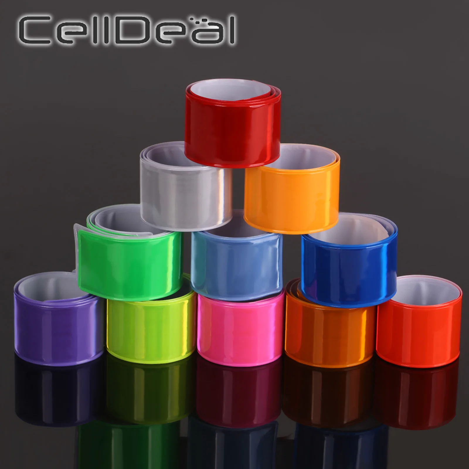 1pc 30CM Running Fishing Cycling Reflective Strips Warning Wristband Bike Safe Bicycle Bind Pants Leg Strap Reflector Tape |