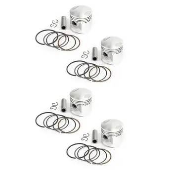 

Areyourshop For Honda CA125 Rebel CD125T CB125T CBT125 CBT 125 Piston Rings Pin Clips Kit 150cc STD 47mm / +0.25 Motorcycle Cap