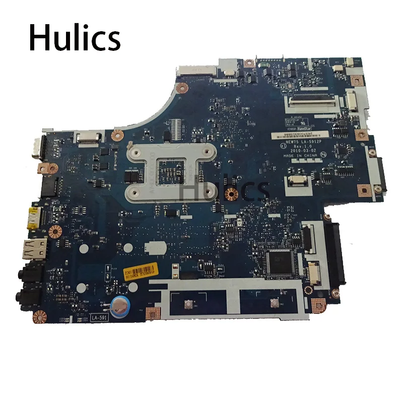 Hulics NEW75 LA-5912P MBNA102001 ноутбук материнская плата для Acer aspire 5551 551G материнская плата