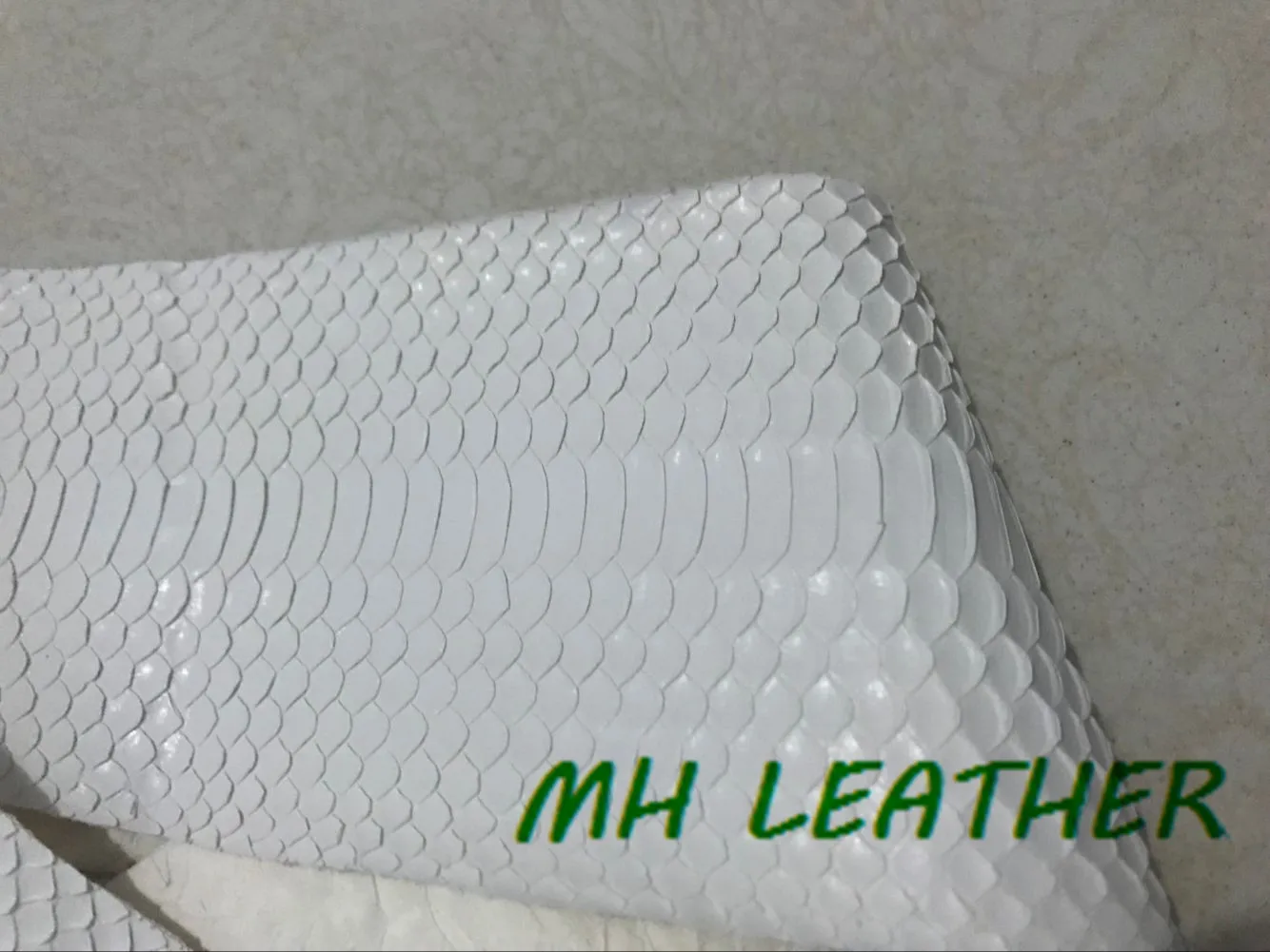 SP008 белая змеиная кожа для Learther Craft DIY