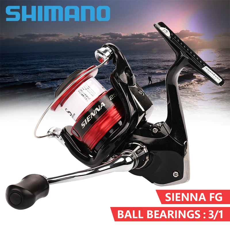 Оригинал SHIMANO SIENNA FG 2000 2500 2500HG C3000 спиннинговая Рыболовная катушка AR C 3D снаряжение
