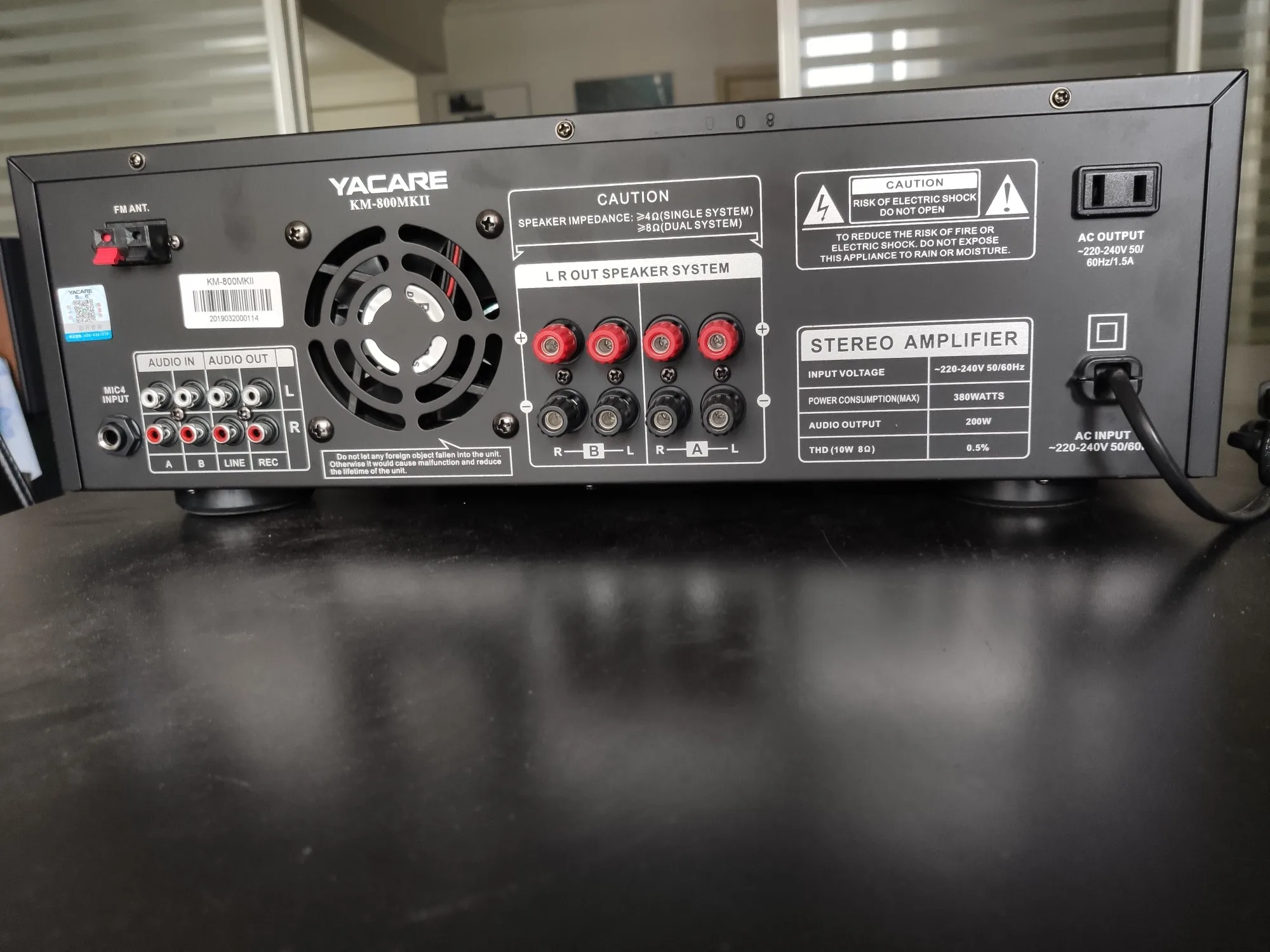 KM-800II домашний Bluetooth 5,0 караоке домашний мощный усилитель мощности KTV аудио поддержка USB sd-карта