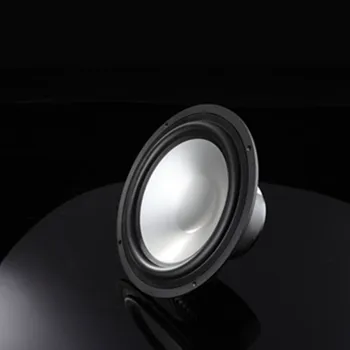 

2pcs/lot 6.5 inch Car Audio Mid-range Speaker Round Rubber Edge Silver Aluminum Cone 6 inch 300W 4 Ohm HiFi Woofer Free Shipping