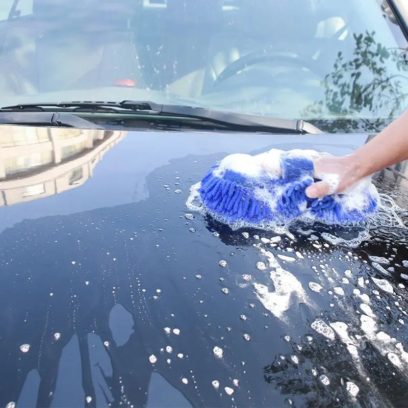 Автомобильные губки тряпки щетки из мягкой шерсти для мытья автомобиля перчатки для чистки двигателя мотоцикла щетка для мытья автомобиля инструмент для ухода за автомобилем