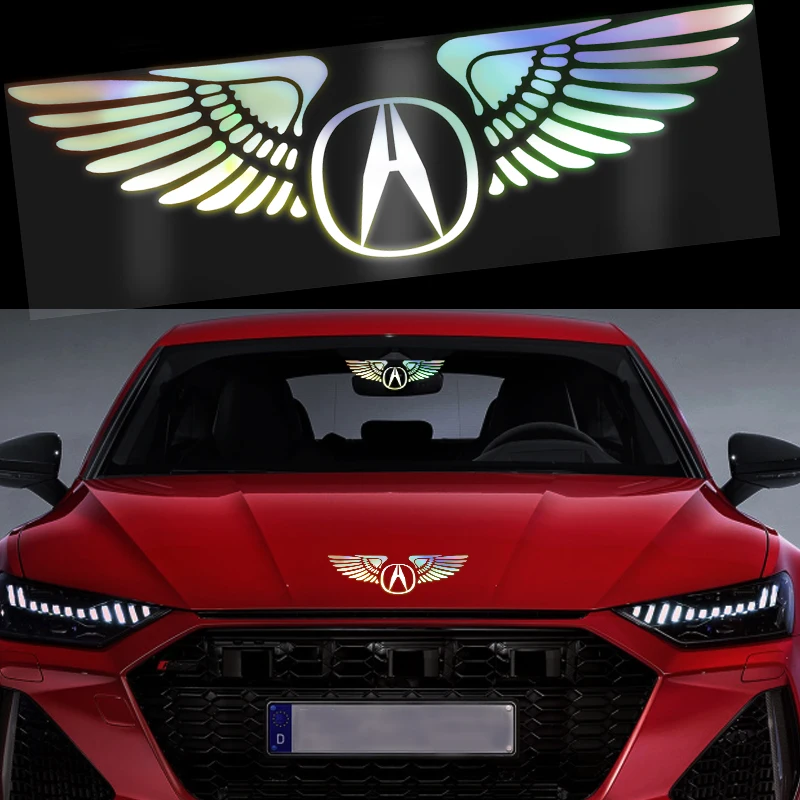 1pcs Car Emblem Stickers Decoration Auto Decal for Acura Accessories TSX 2004 2007 2008 2009 2010 TL Integta RSX RDX ILX MDX | Автомобили