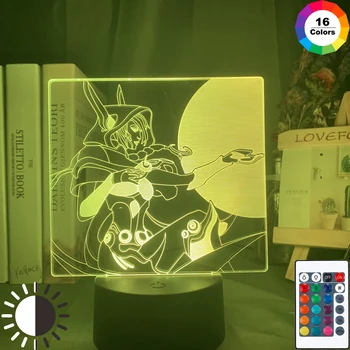 

League of Legends Led Night Light Xayah Figure Colorful Nightlight Gift for Gamers Game Room Decor Table Lamp LOL The Rebel