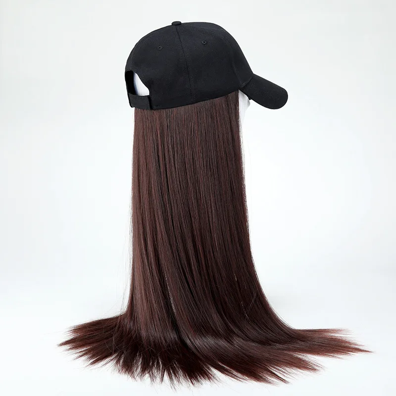 Продукт взрыв прямые волосы парик женский парик шляпа цельная шляпа парик Кукуруза горячий хлопок бейсбольная кепка