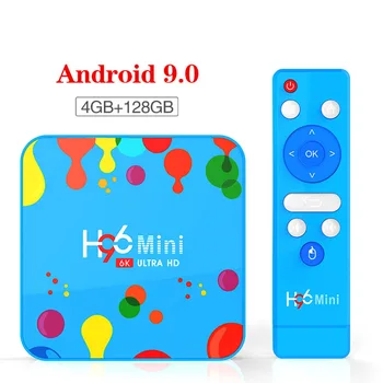 

H96 Mini Android 9.0 Smart TV Box Allwinner H6 32GB 128GB 6K H.265 USD3.0 Dual Wifi HDR Google Player Youtube H96 Set Top Box