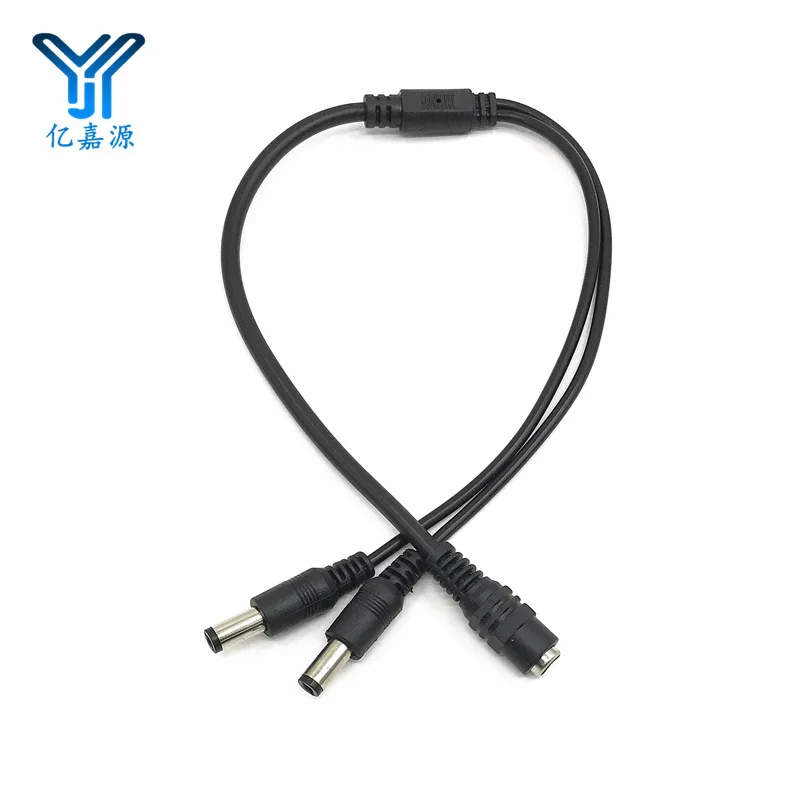 

DC Power Cable 1 Drag 2 1 in 2 dc power 1 into 2 out LED Centralized Power Supply Distribution Line 2.1 size