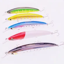 TSURINOYA DW48 5 шт./лот 20,5 г/11 см Minnow рыболовная приманка жесткие снасти для ловли окуня твердая приманка